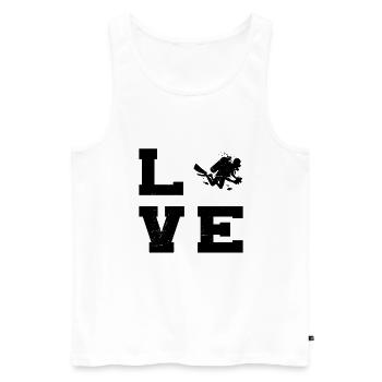 Diving Free Dive Scuba Diver Diver Scuba Dive - Men's Premium Organic Tank Top - white - Front - Michal (187cm)