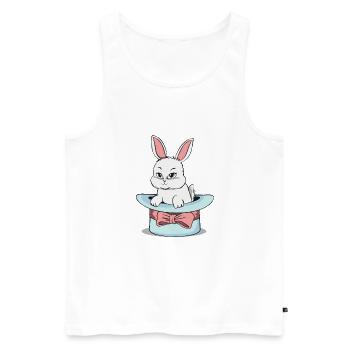 Magic - Men's Premium Organic Tank Top - white - Front - Michal (187cm)