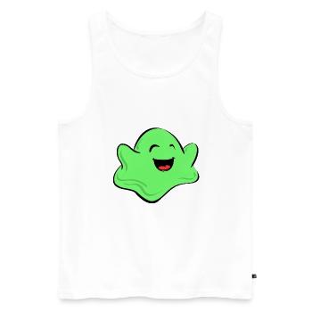 Großer Schleim! Bis slime! - Männer Premium Bio Tank Top - Weiß - Vorne - AI Model Male 178 light (178cm)