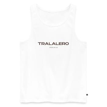 Tralalero Tralala - Débardeur bio Premium Homme - blanc - Devant - AI Model Male 178 light (178cm)