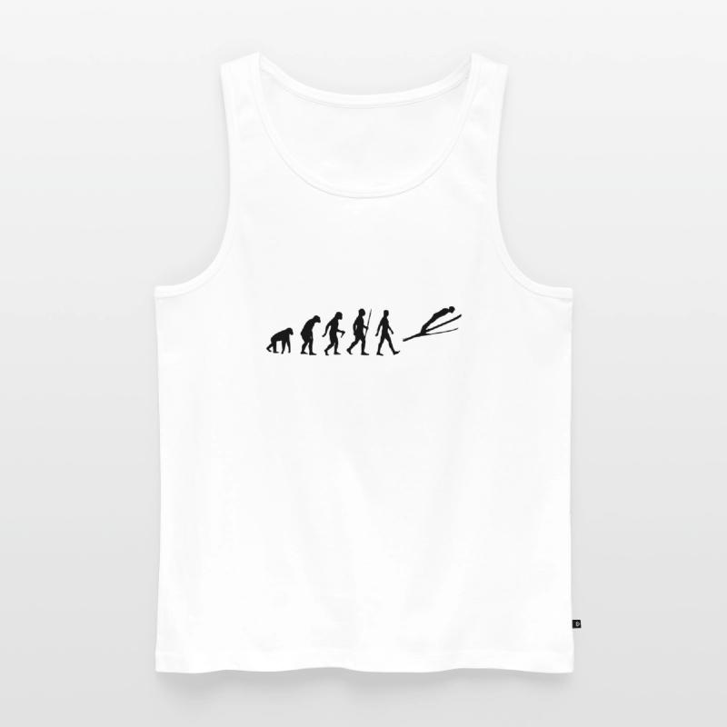 Ski Jumping Evolution Ski Jumping Ski Jumping Men's Premium Organic Tank Top