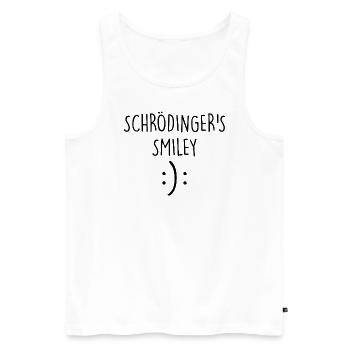 Quantum Mechanics Physics - Men's Premium Organic Tank Top - white - Front - AI Model Male 178 light (178cm)