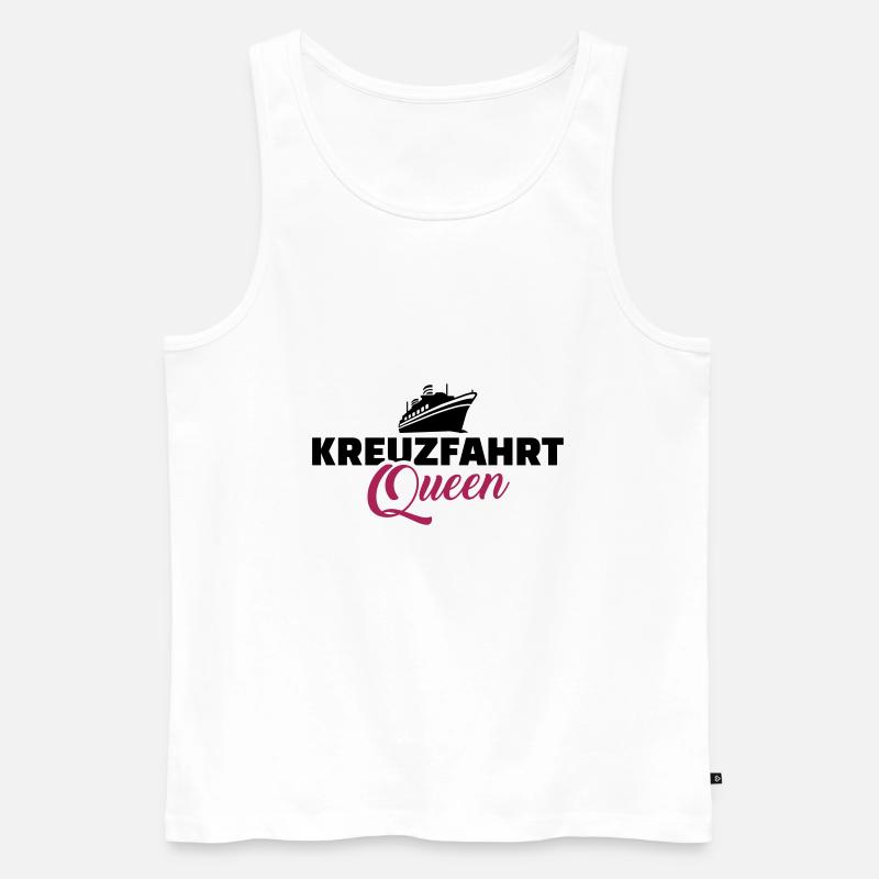 Kreuzfahrt - Männer Premium Bio Tank Top - Weiß