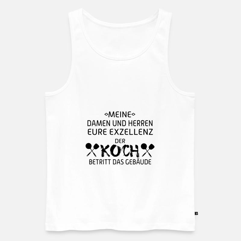 Kochen Chefkoch - Männer Premium Bio Tank Top - Weiß