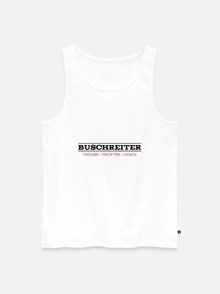 Buschreiter DDD - Männer Premium Bio Tank Top - Weiß