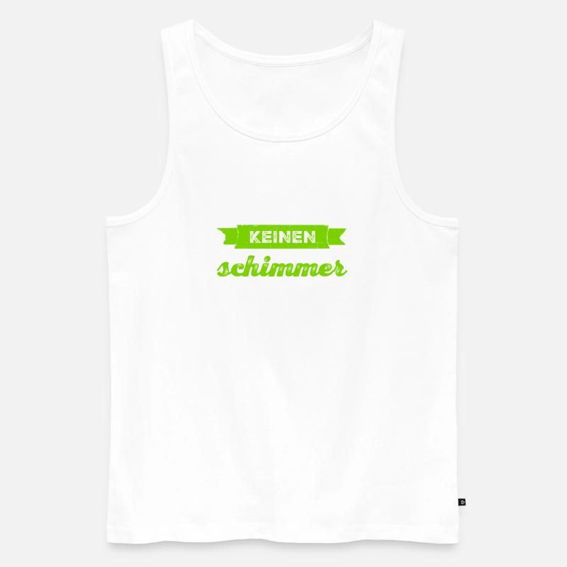 ich bin planlos - Männer Premium Bio Tank Top - Weiß