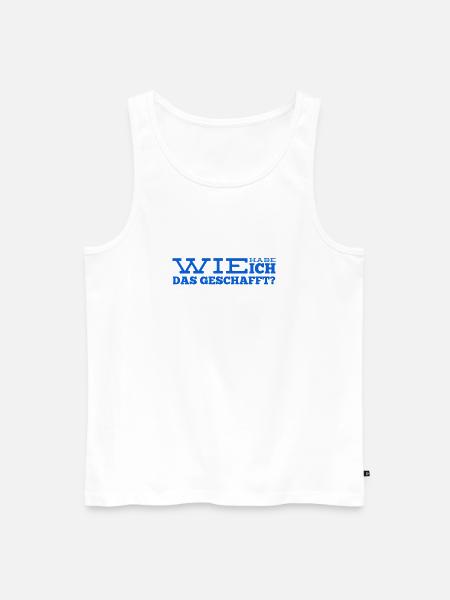 wie konnte das geschehen? - Männer Premium Bio Tank Top - Weiß
