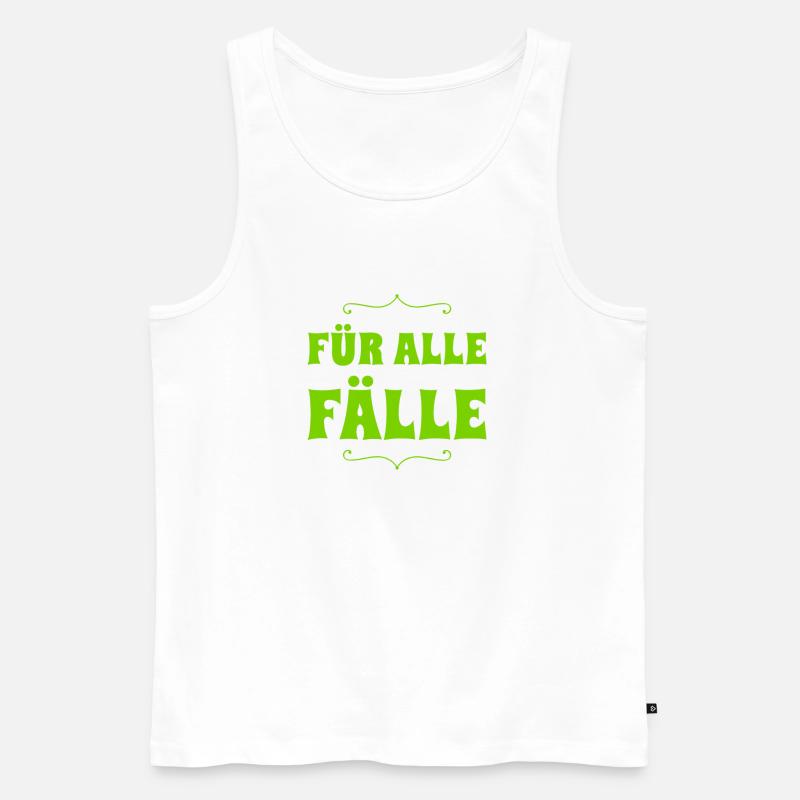 Plan B - Männer Premium Bio Tank Top - Weiß