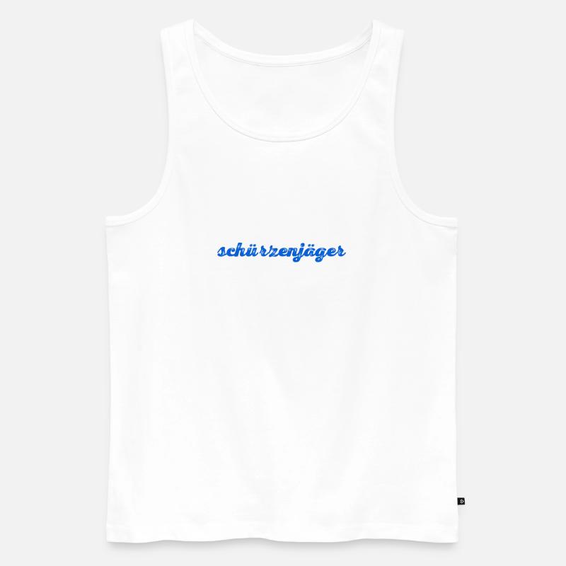 ich bin ein Frauenheld - Männer Premium Bio Tank Top - Weiß