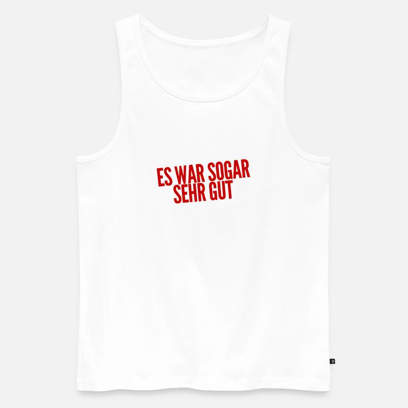mir hat es gefallen - Männer Premium Bio Tank Top - Weiß