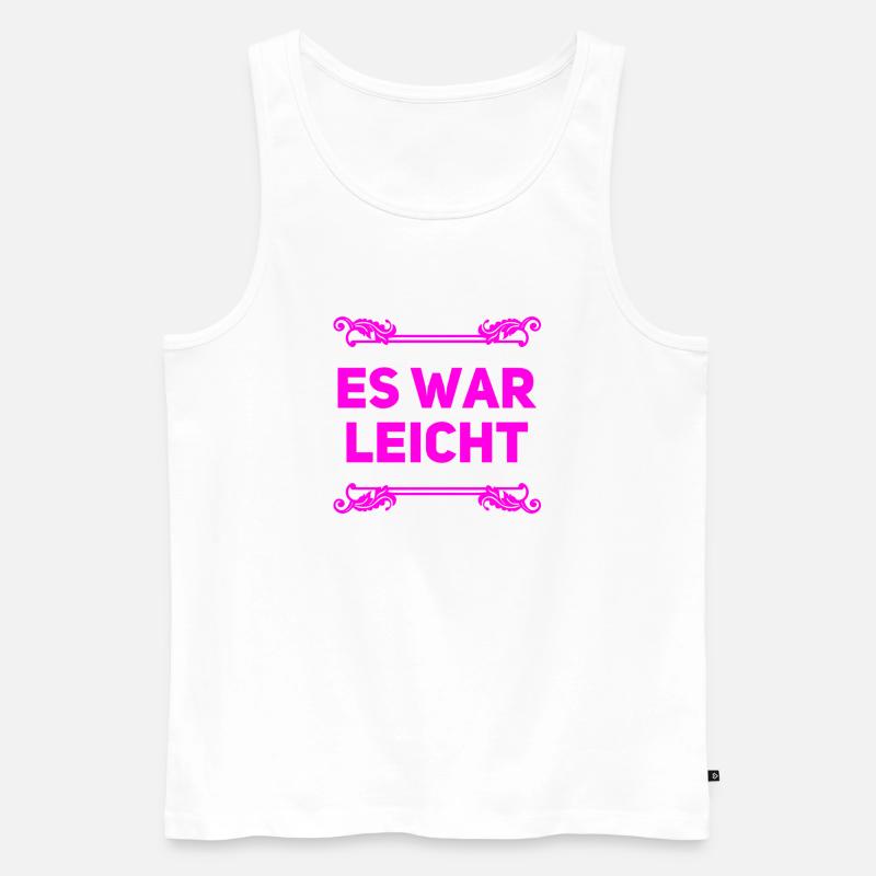 alles kein Problem - Männer Premium Bio Tank Top - Weiß