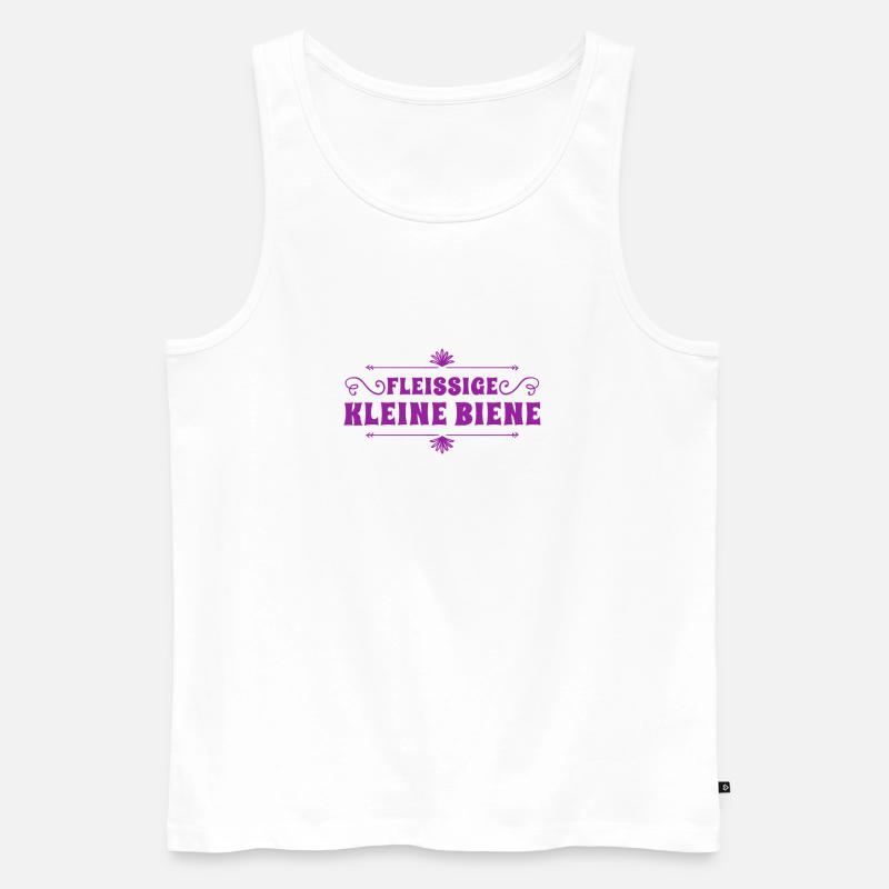 Fleiß ist mein Ding - Männer Premium Bio Tank Top - Weiß