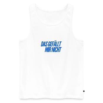 das ist nichts für mich - Männer Premium Bio Tank Top - Weiß - Vorne - Michal (187cm)