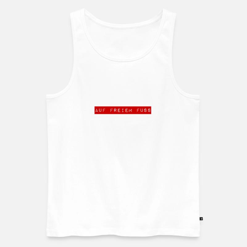 endlich frei - Männer Premium Bio Tank Top - Weiß