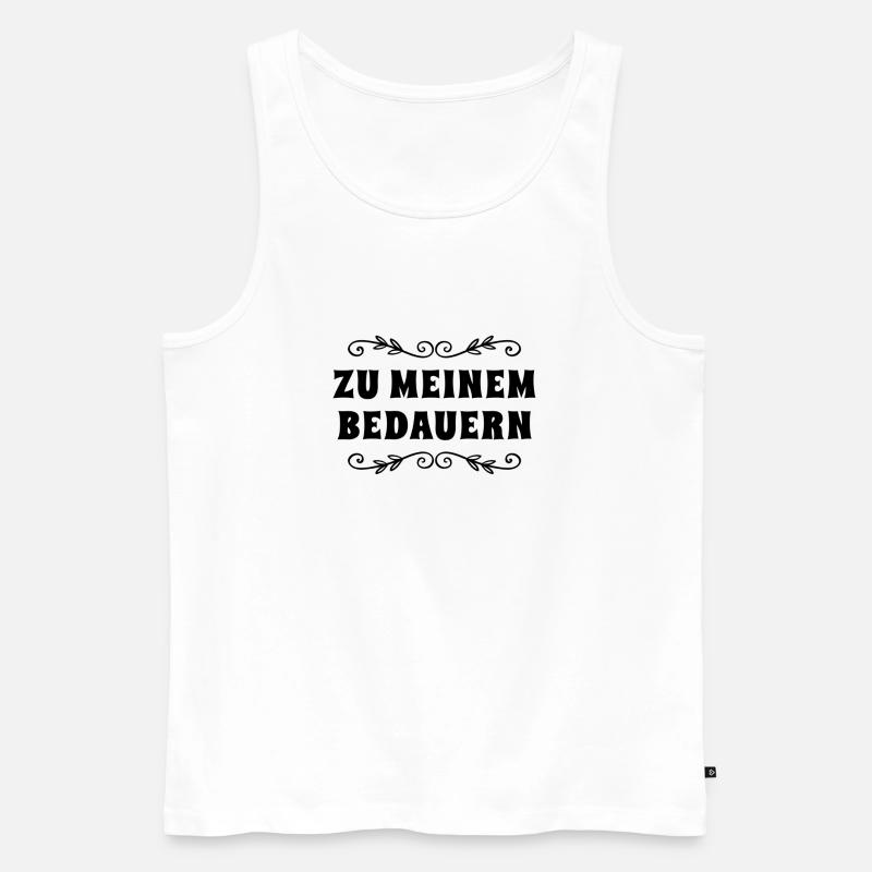 mirfühlend - Männer Premium Bio Tank Top - Weiß
