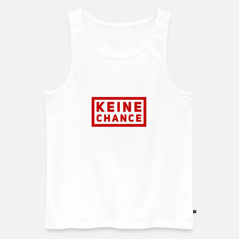 ich bin ein Sieger - Männer Premium Bio Tank Top - Weiß
