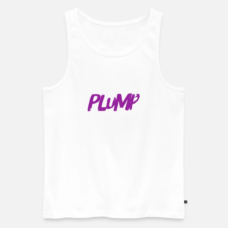 unbeholfen - Männer Premium Bio Tank Top - Weiß