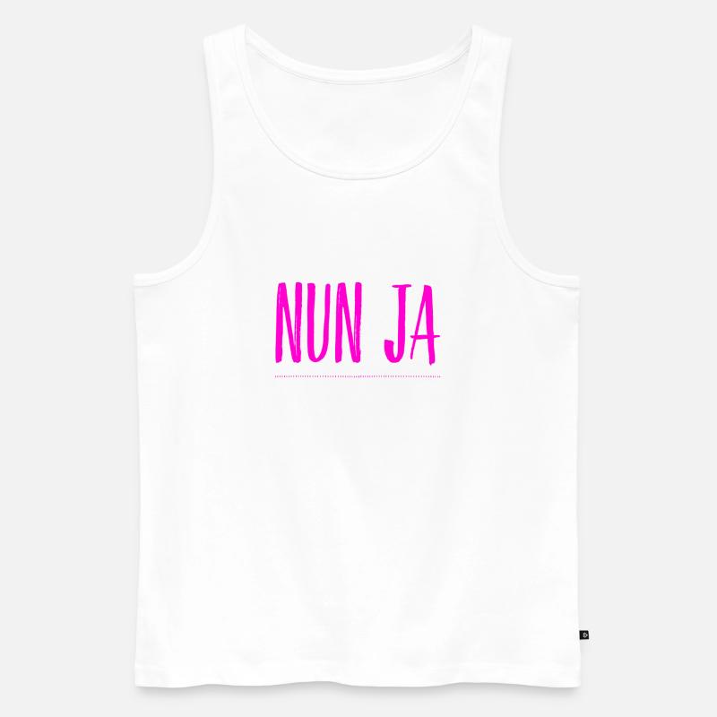 was solls - Männer Premium Bio Tank Top - Weiß