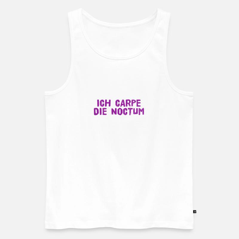 ich bin eine Nachteule - Männer Premium Bio Tank Top - Weiß