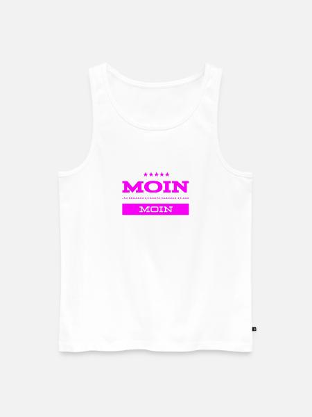 sanfte Grüße - Männer Premium Bio Tank Top - Weiß