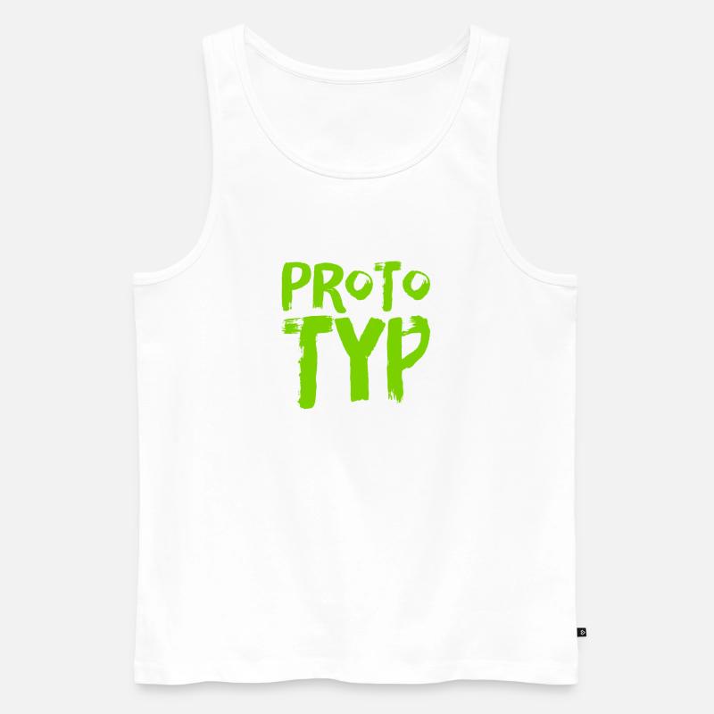 ein Prototyp - Männer Premium Bio Tank Top - Weiß