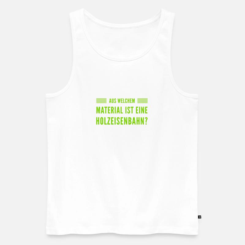 was könnte das sein? - Männer Premium Bio Tank Top - Weiß