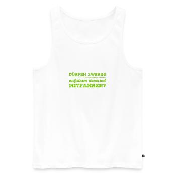 auf dem Riesenrad - Männer Premium Bio Tank Top - Weiß - Vorne - AI Model Male 178 light (178cm)