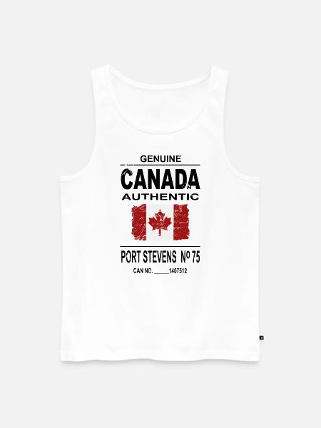 Kanada - Maple Leaf - Canada - Men's Premium Organic Tank Top - white