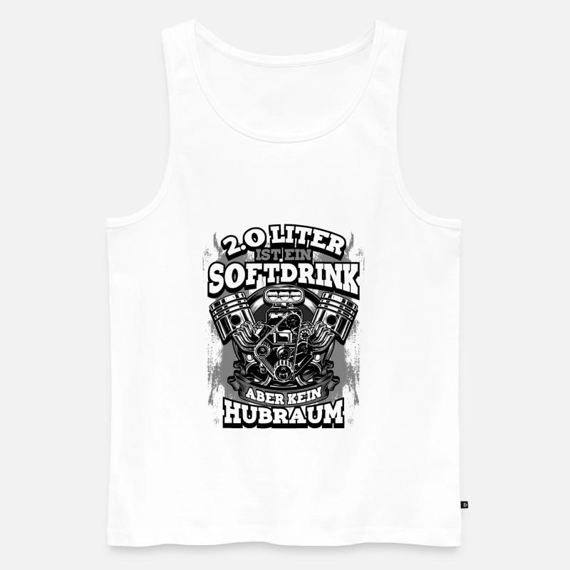 2.0 hat ein Softdrink - Männer Premium Bio Tank Top - Weiß