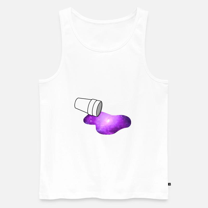 Lean Codeine Space - Männer Premium Bio Tank Top - Weiß