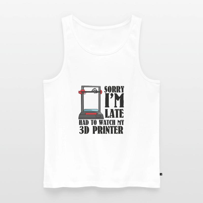 3d Drucker 3Dler 3d Programm Programmierer Männer Premium Bio Tank Top
