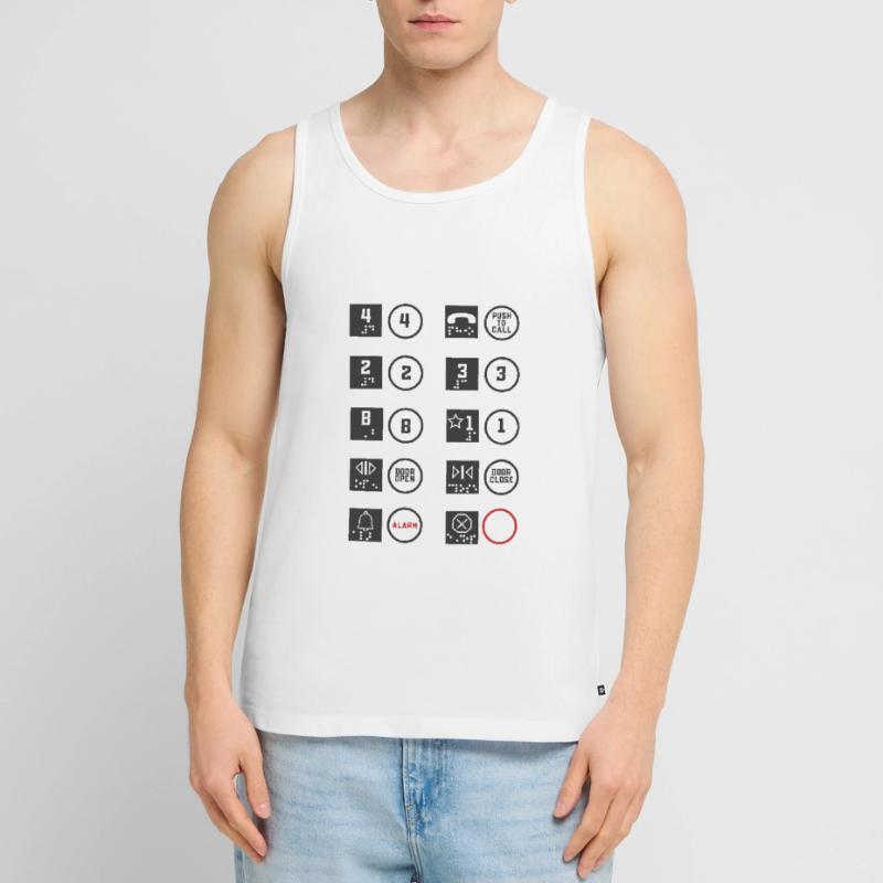 Elevator Technician Elevator Mechanic Elevator Men's Premium Organic Tank Top