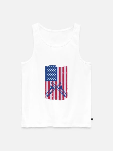 Trombone Teacher Trombonist Player Funny - Men's Premium Organic Tank Top - white