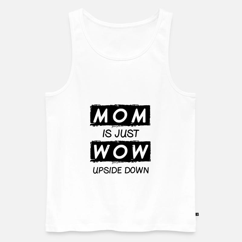 Mutter Mama Mum - Männer Premium Bio Tank Top - Weiß