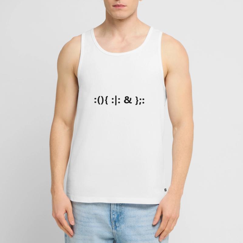 Linux Admin Fork Bomb Linux Männer Premium Bio Tank Top