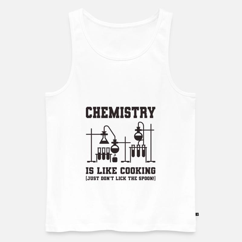 Chemiker Spruch - Männer Premium Bio Tank Top - Weiß