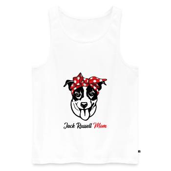 Jack russell mom dogs mom dog gift - Men's Premium Organic Tank Top - white - Front - Michal (187cm)