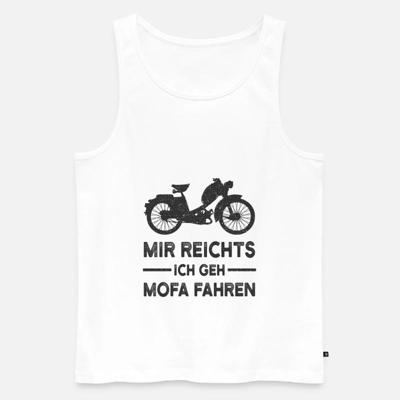 Mofa - Männer Premium Bio Tank Top - Weiß