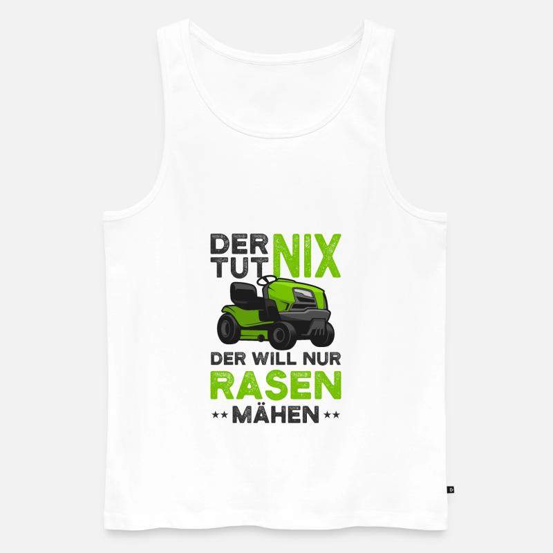 Gärtner - Männer Premium Bio Tank Top - Weiß