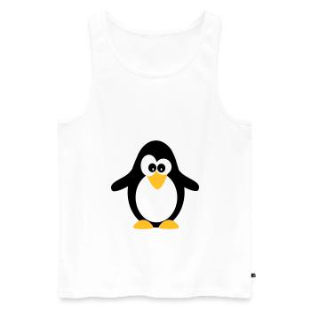 Pingouin - Débardeur bio Premium Homme - blanc - Devant - Michal (187cm)