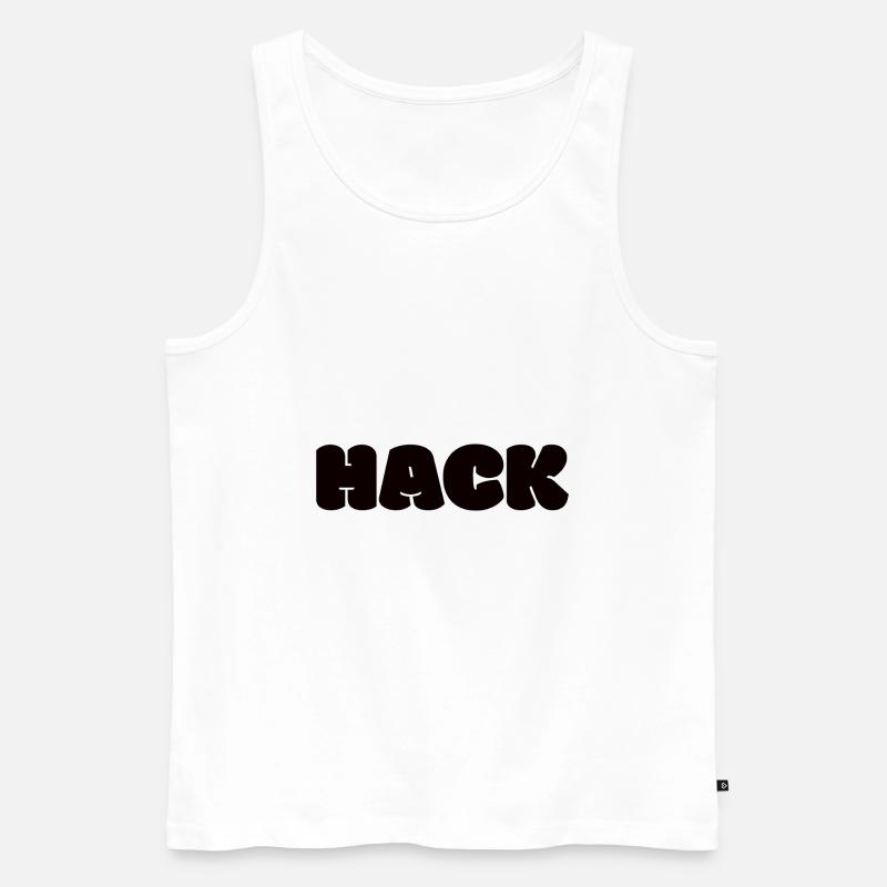 Hack Fleisch Kostüm Verkleidung Geschenkidee - Männer Premium Bio Tank Top - Weiß
