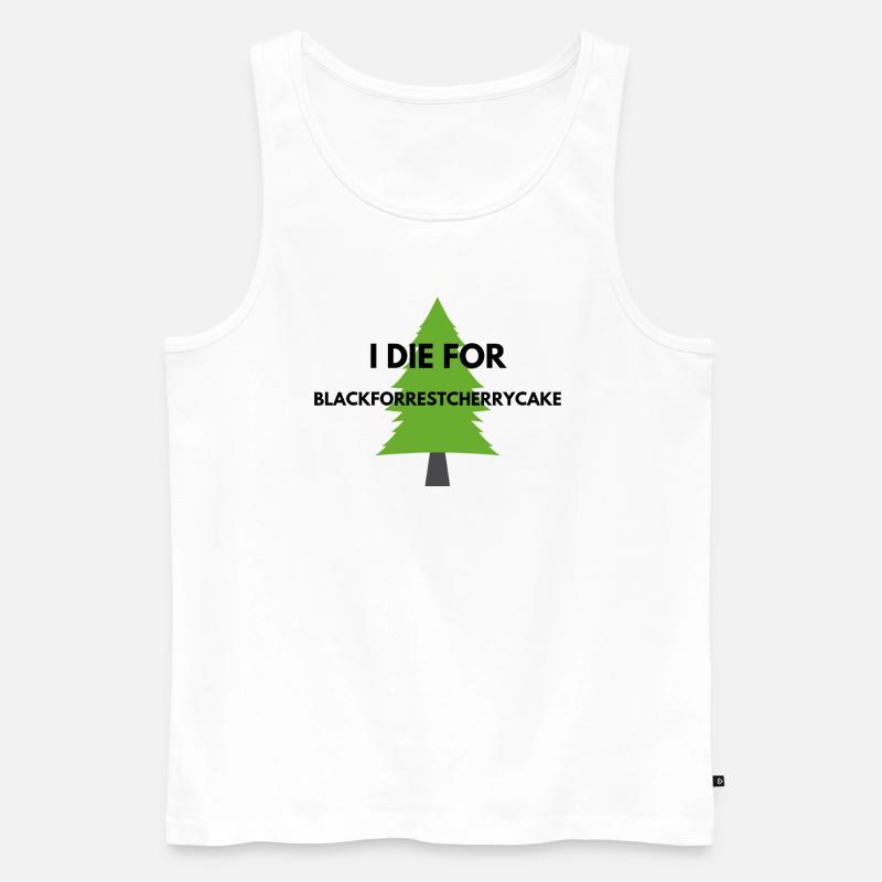 Schwarzwald - Männer Premium Bio Tank Top - Weiß