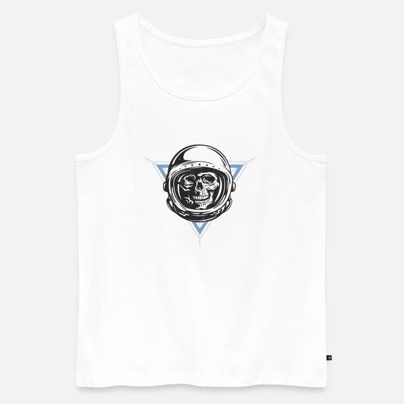 Spacemonkey - Männer Premium Bio Tank Top - Weiß