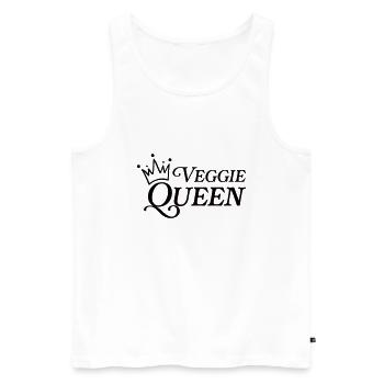 Vegan - Men's Premium Organic Tank Top - white - Front - Michal (187cm)