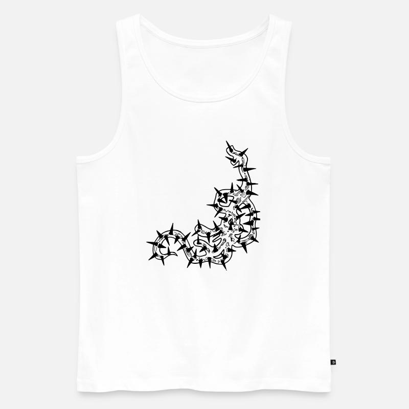 Long Way 2 - Männer Premium Bio Tank Top - Weiß