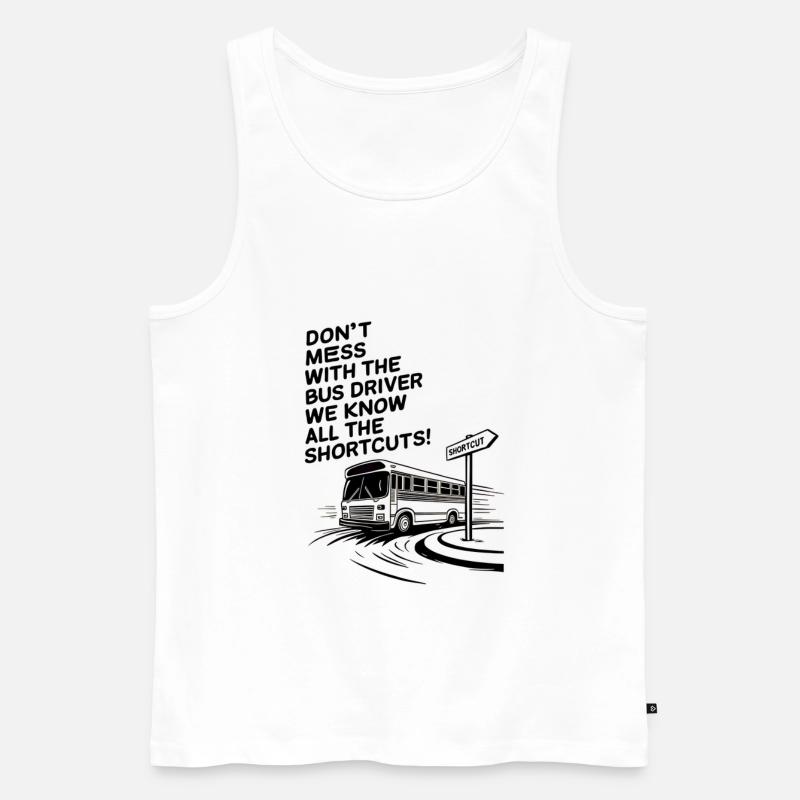 We Know All the Shortcuts! - Männer Premium Bio Tank Top - Weiß