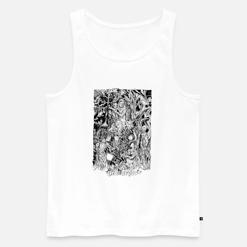 nouvelle commande - Débardeur bio Premium Homme - blanc