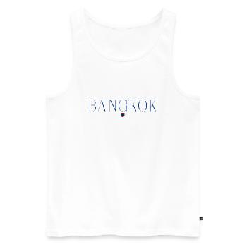 J’adore Bangkok - Débardeur bio Premium Homme - blanc - Devant - Michal (187cm)