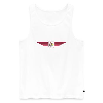 Illinois Fan T-Shirt – Show Love for Home - Men's Premium Organic Tank Top - white - Front - AI Model Male 178 light (178cm)