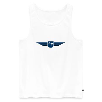 T-shirt de fan de Caroline du Sud – Pour les vrais fans ! - Débardeur bio Premium Homme - blanc - Devant - Michal (187cm)